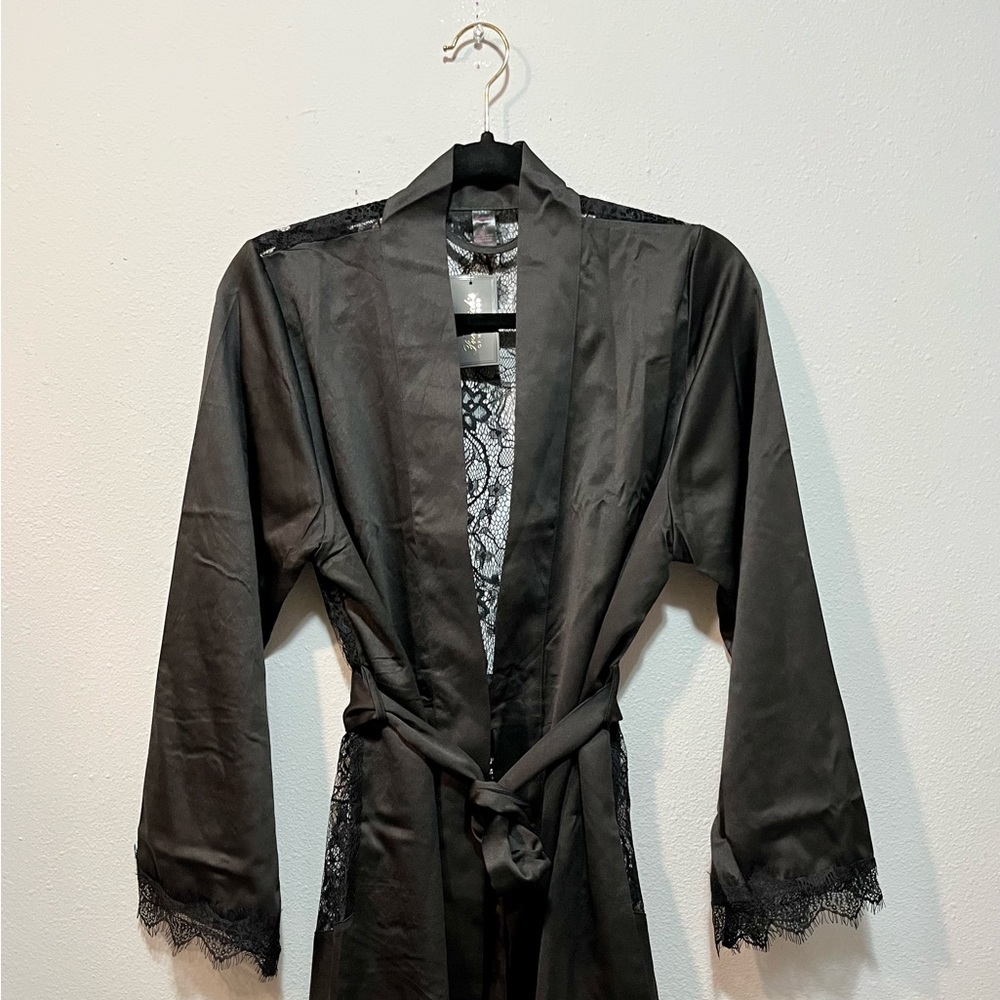 Fredericks of Hollywood saying and lace robe
